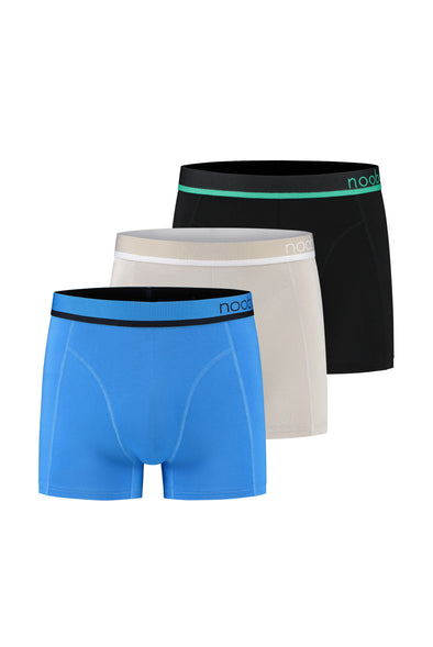 3-pack nooboo luxe bamboo boxershorts (2+1 gratis)