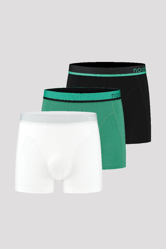 3-pack nooboo luxe bamboo boxershorts (2+1 gratis)