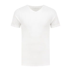 nooboo luxe bamboo t-shirt met v-hals 185 gram (8 kleuren)